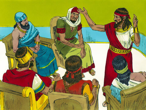 The leaders of the tribes in Canaan were dismayed the people of Gibeon were now allies of the Israelites. – Slide 2