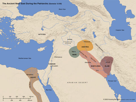 The Ancient Near East During the Patriarchs (Genesis 12-50). – Slide 3
