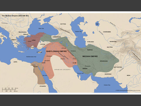 The Median Empire (630-549BC). – Slide 6