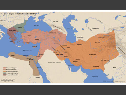The Greek Empire of the Diadochi (316-301BC). – Slide 9