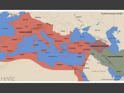 The Roman Empire (1-45AD). – Slide 12