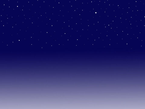 Cold night sky. – Slide 17