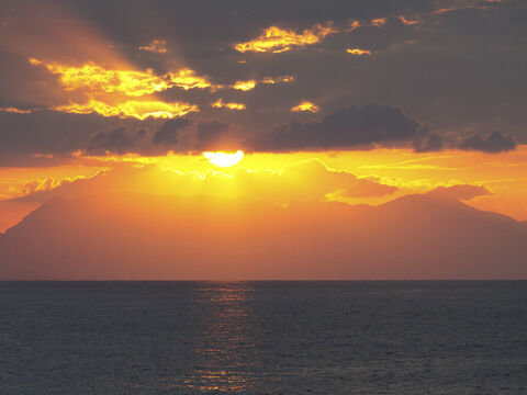 Sunset in Cyprus. – Slide 1