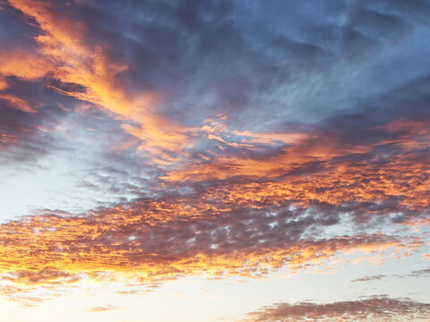 Sunset clouds. – Slide 7