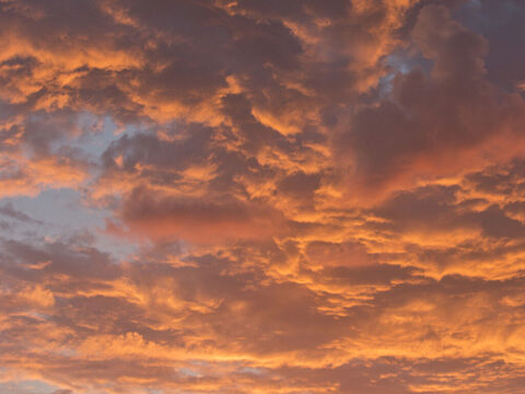 Clouds at sunset. – Slide 10