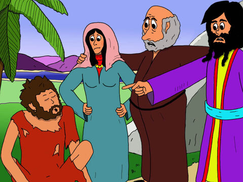 ‘What is happening?’ he asked. Those at the front of the crowd explained that Jesus of Nazareth was walking down the road surrounded by a large crowd. – Slide 12