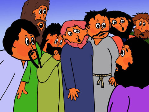 Philip and the disciples were puzzled, ‘It would take more than half a year’s wages to buy enough bread for everyone in this large crowd.’ – Slide 13