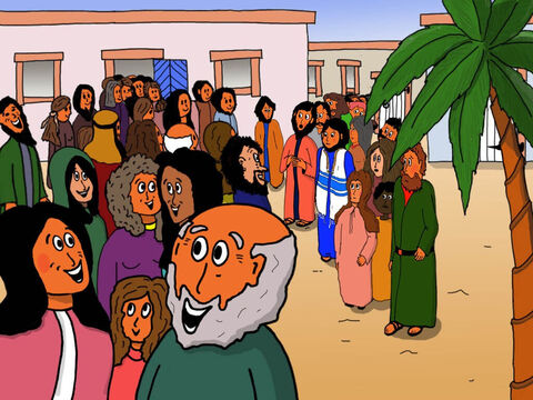 All the relatives and mourners started laughing at Jesus! They knew the girl was dead. – Slide 22