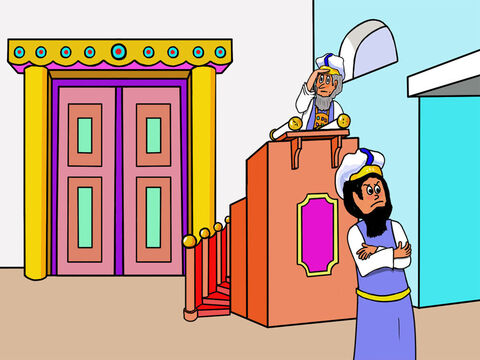 In the great temple in Jerusalem, the chief priests and teachers of the Law had few to hear them. – Slide 3