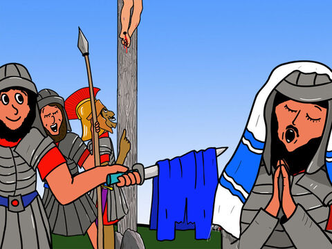 The soldiers insulted Jesus  for being the ‘King of the Jews’ … – Slide 21