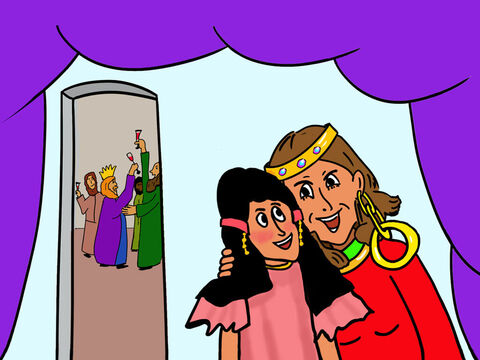 Salome quickly went to her mother Herodias to asked what she should choose as a gift. Herodias hated John and had long wished for him to be killed. So she told Salome to ask Herod to execute John. (If there are young children listening, it may be inappropriate to talk about the beheading!) – Slide 26