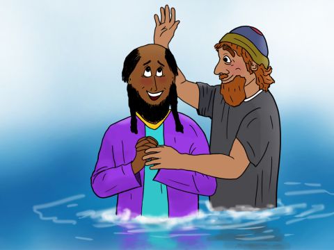 … and Paul was baptised. – Slide 16