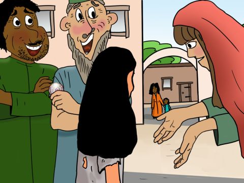 So, they took the girl to the square in Philippi and charged people money to hear the girl tell them their fortune. Many wanted to hear what she had to say. – Slide 7