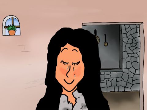 The girl was so happy and now thanked Jesus for His love and salvation. – Slide 11