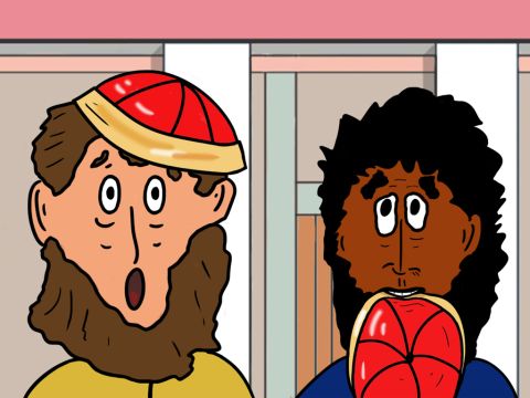 The judges who condemned Paul and Silas now found out to their great horror that Paul and Silas were Roman citizens. They knew they were in trouble. – Slide 30