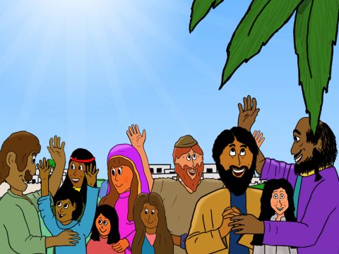 Paul and Silas forgave them and travelled on to other cities. The new Christians in Philippi sent them on their way, including Lydia and her family, the jailer and his family, and the slave girl. The church in Philippi continued to grow and Paul later wrote a letter to them. That letter is in the Bible and is called Philippians. – Slide 32