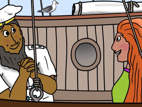 The ship's owner and pilot wanted to sail to the next port of Pheonix. 'What's happening?' the passengers asked. The majority wanted to ignore Pauls's warning and continue on. – Slide 3