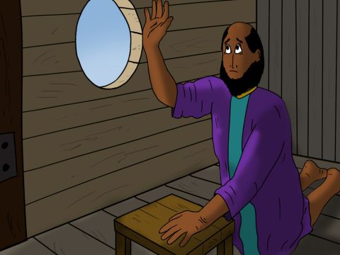 Paul prayed to God for His help and that all the people would be saved. – Slide 9