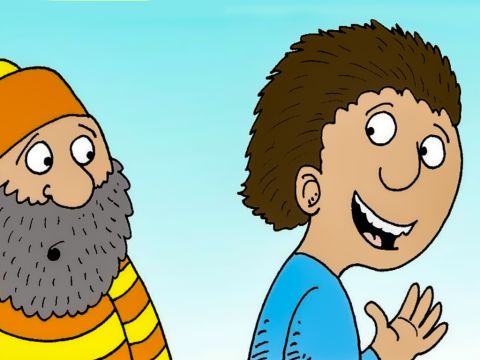 ‘One day he needed some help and asked one of his sons to work for him. “No”, said the son. “I don’t want to work today.”’ – Slide 5