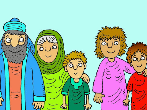 Abraham had two sons. The youngest boy Isaac was born to his wife Sarah, and the older boy Ishmael, was born to Hagar, his wife Sarah’s Egyptian maid. – Slide 2