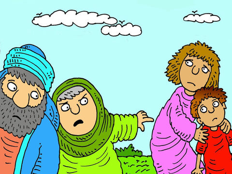 Sarah was jealous of Abraham’s first born son and when she saw Ishmael mocking Isaac, she told her husband to send Hagar and Ishmael away. – Slide 3