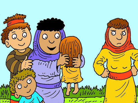 Leah and Jacob had two more boys, Issachar, Zebulon and a daughter named Dinah. Jacob really loved his children. Poor Rachel still had no child of her own. – Slide 6