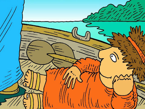 Then Jesus said to Peter, ‘Put your net out on the other side.’ Peter replied, ‘We fished all night and caught nothing, but I will do what you say.’ – Slide 6