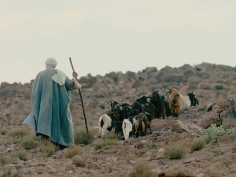Now Moses was tending the flock of Jethro his father-in-law, the priest of Midian, and he led the flock to the far side of the wilderness and came to Horeb, the mountain of God. – Slide 2