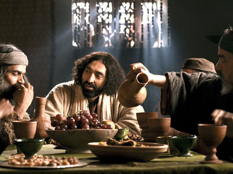 He invited Jesus and His disciples to his house to have a meal. He also invited his tax collecting friends and others in Capernaum who had a bad reputation to meet Jesus. – Slide 9
