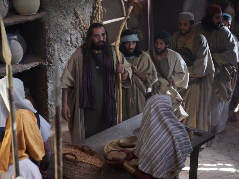 They exclaimed, ‘No, my lord! Your servants have come to buy grain for food!  We are the sons of one man in the land of Canaan. We are a family of 12 brothers. The youngest is with our father and one is no longer alive. We are honest men! We are not spies.’ – Slide 7