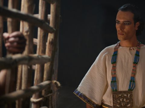 Joseph imprisoned them all for three days. On the third day Joseph said to them, ‘Do as I say and you will live.’ – Slide 9