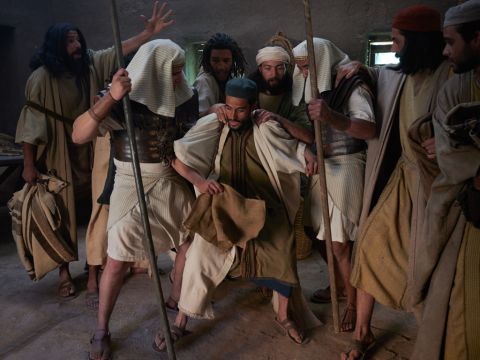 Simeon was taken away to prison as a hostage until the brothers returned with Benjamin. – Slide 13