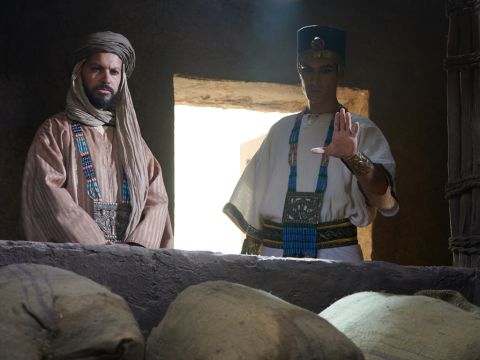Then Joseph gave secret orders to fill their bags with grain, to return each man’s money to his sack, and to give them provisions for the journey. His orders were carried out. – Slide 14