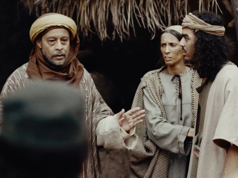 The brothers protested, ‘How could we possibly know that he would say, “Bring your brother to me?”’ <br/>Judah said, ‘I will pledge security for Benjamin. You may hold me liable if I do not bring him back. I will bear the blame before you all my life.’ – Slide 4