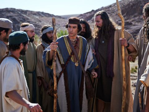 When Joseph’s brothers saw that their father loved him more than any of them, they hated Joseph and were not able to speak to him kindly. – Slide 4