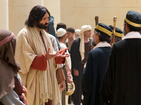 Jesus answered, ‘You do not know either Me or My Father. If you knew Me you would know my Father too.’ – Slide 8