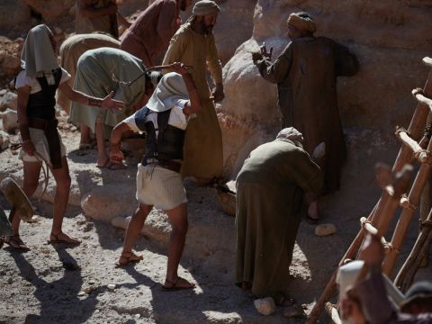 As a result the Egyptians loathed the Israelites, and they made the Israelites serve rigorously. They made their lives bitter by hard service with mortar and bricks and by all kinds of service in the fields. Every kind of service the Israelites were required to give was rigorous. – Slide 3