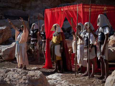 Then Pharaoh commanded all his people, ‘All sons that are born to the Israelites must throw into the river, but their daughters you may let live.’ – Slide 4