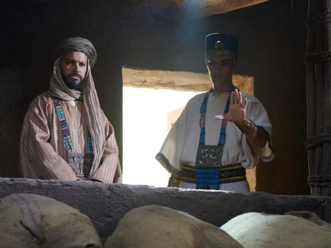 Joseph stored up a vast amount of grain, like the sand of the sea, until he stopped measuring it because it was impossible to measure. Then the seven years of famine began, just as Joseph had predicted. There was famine in all the other lands, but throughout the land of Egypt there was food. People from every country came to Joseph in Egypt to buy grain because the famine was so severe. – Slide 15
