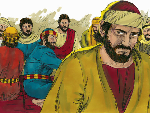 Jesus then told Judas, ‘What you are about to do, do quickly. Judas got up and left the room. The others thought Jesus had told Judas to give something to the poor. – Slide 12