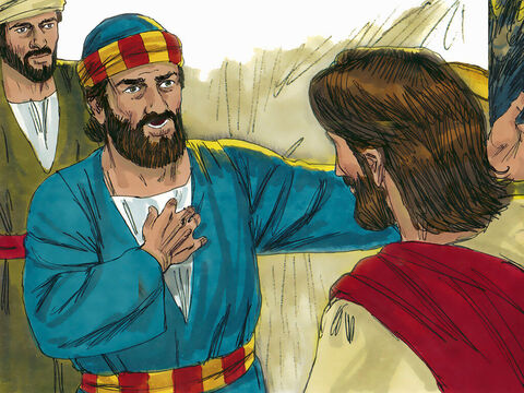 Peter refused to be parted from Jesus. ‘Lord, I am ready to go with you to prison and to death,’ he declared. Jesus answered, ‘Peter, before the rooster crows today, you will deny three times that you know me.’ They left the building and headed to a place called the Garden of Gethsemane. – Slide 18