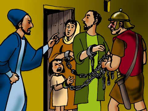 I punished these Jesus followers wherever I found them! I had men and women put in chains and taken off to prison - I even had a number of them killed. I believed that God was pleased with my actions - after all, I was doing this for Him and to keep our laws pure! I was proud of myself! When word got around that I was arresting these believers, many of them fled to other places. Some had even gone as far as Damascus - about 175 miles (300 kilometers) from Jerusalem! They thought they'd be safe from me there! Ha! I decided I would go there myself and bring them back to Jerusalem for punishment. – Slide 11