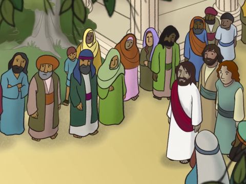 When Jesus got there, He looked up and said … – Slide 7