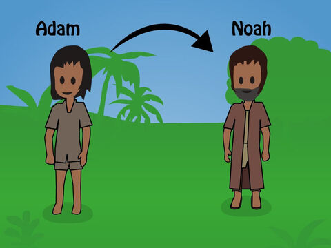 Genesis 5. <br/>This chapter gives a list of the generations between Adam and Noah. This includes Methuselah who lived 782 years. – Slide 5