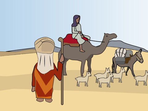 Genesis 12: <br/>God calls Abram to leave Ur and go to Canaan and he obeys. When facing famine he goes to Egypt but returns. – Slide 3