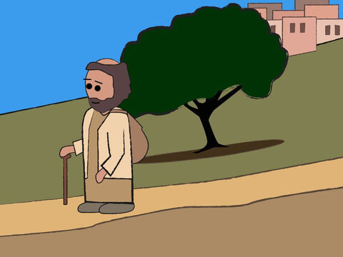 When Zecharias’s service in the temple was over, he went home. – Slide 13