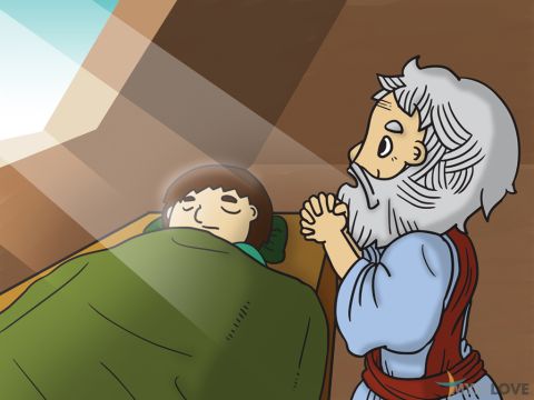 So Elijah took the boy and prayed to the Lord. He said, ‘Lord my God, this widow is letting me stay in her house. Why have you done this terrible thing to her? Why have you caused her son to die?’ <br/>Then Elijah prayed to the Lord, Lord my God, let this boy live again!’ – Slide 6