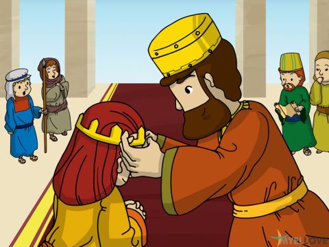 When King Xerxes wanted a wife he searched the Persian Empire for the most beautiful women. He choose a young woman called Esther as his bride and she became Queen. The king did not know that his new wife was a Jew. Her uncle Mordecai was also a Jew and he worked at the palace by the King’s gate. <br/>While working at the palace, Mordecai heard of a plot to kill the King. He immediately reported the plot and two men were arrested. An account of this plot was recorded in the book of the King’s reign. – Slide 1