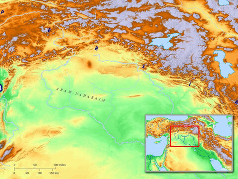Blank map of Western Mesopotamia. – Slide 10