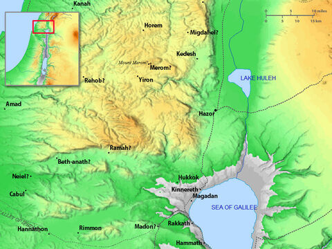 North-west region of the Sea of Galilee. – Slide 27
